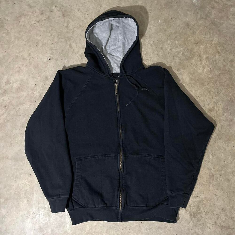Thick blank zip up jacket